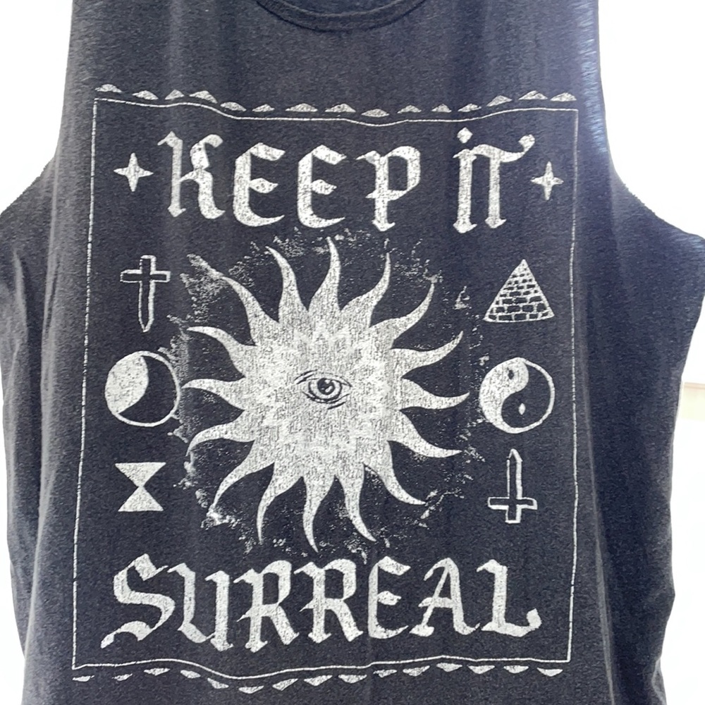 KEEP IT SURREAL tank top 🌞🌙👁️
